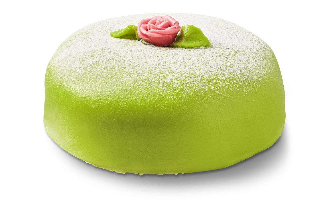 Prinsesstårta grön 8 bitar - Bake My Day